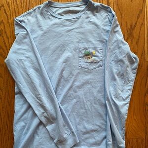 Vineyard Vines Blue Long Sleeve Tee